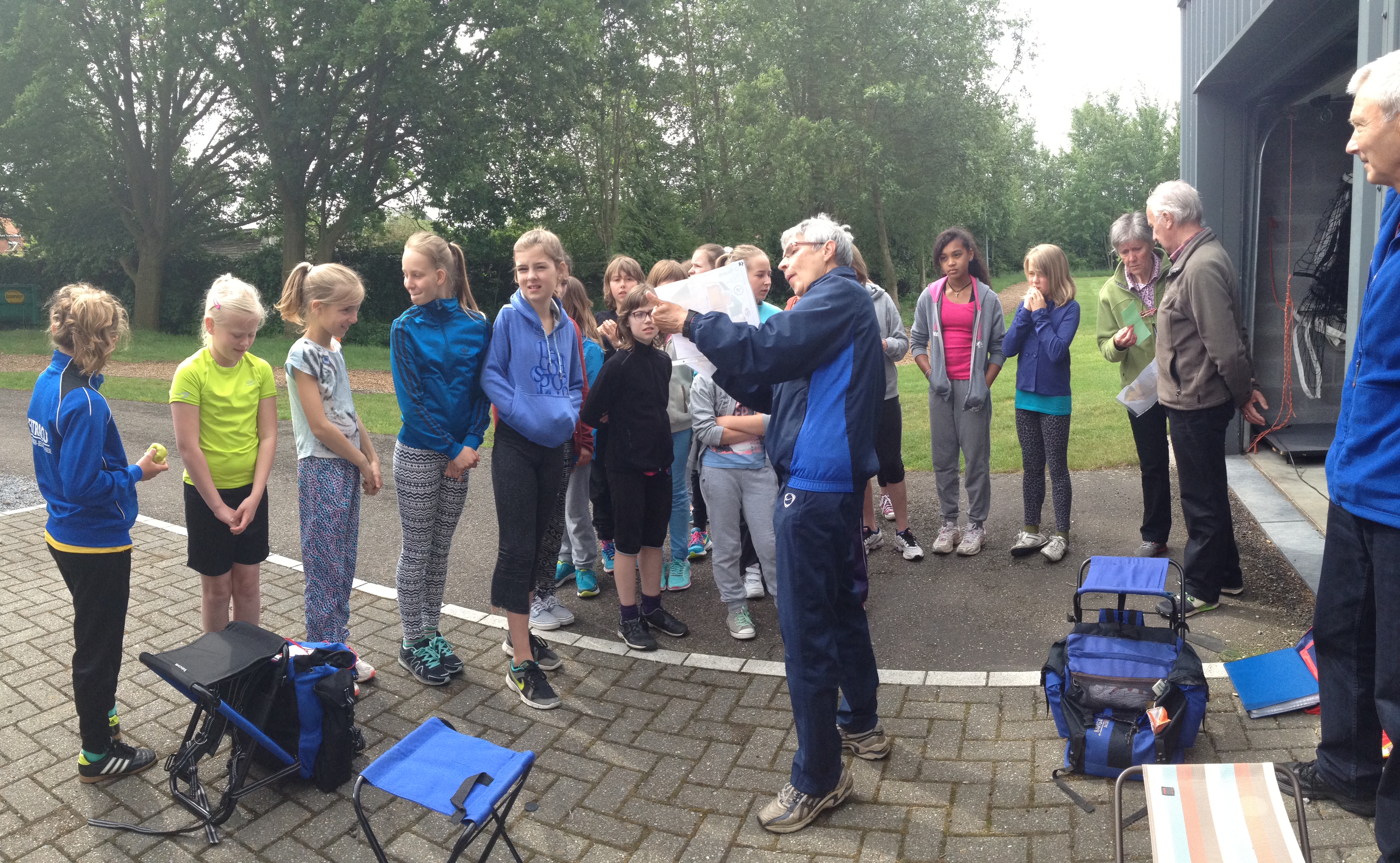 Sportdag groep juf Ann